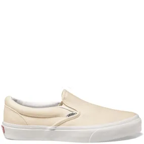 Leather Love Path Vans Slip-On in White