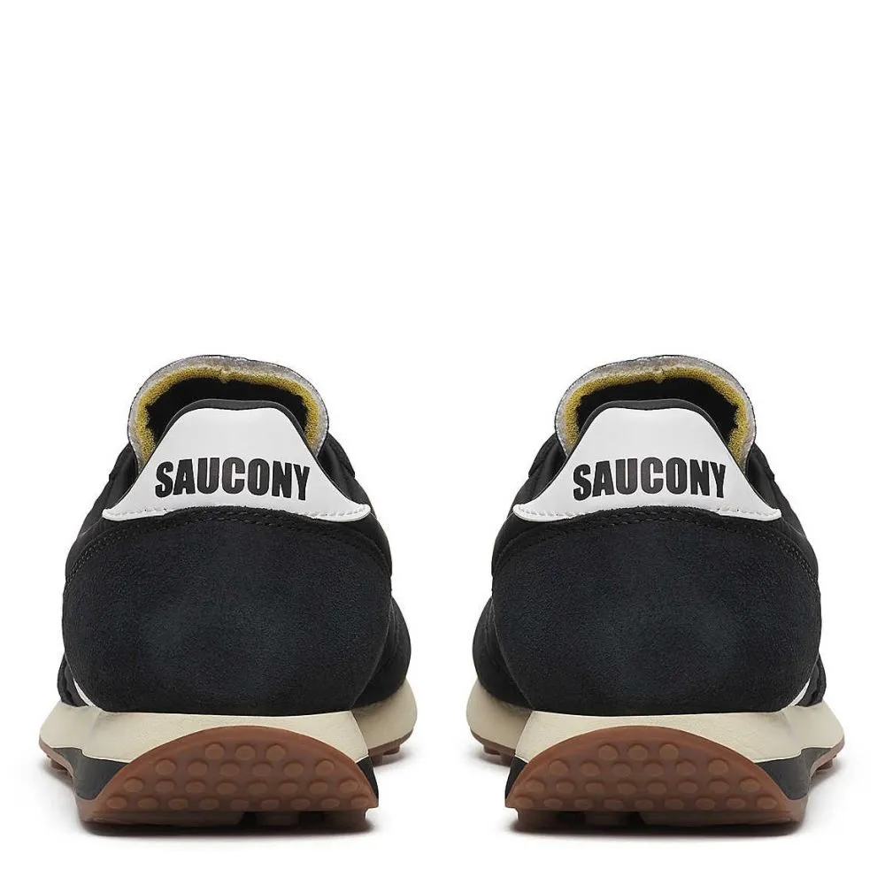 Saucony Trainer 80 in Black/White Silver Shine Couple Pair