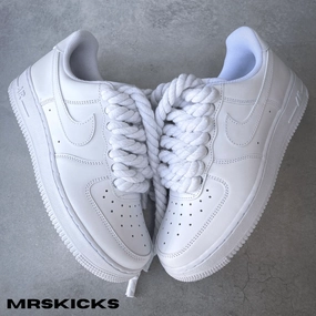 Workout Comfort collar Custom White Rope Airforce 1