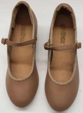 Metal Edge Family Time Yuridia III -- Women's Economy Tap Strap -- Tan