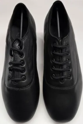 Game Fit Joy Step 1.5" Giorgio II -- Men's Split Sole Latin Ballroom Oxford -- Black