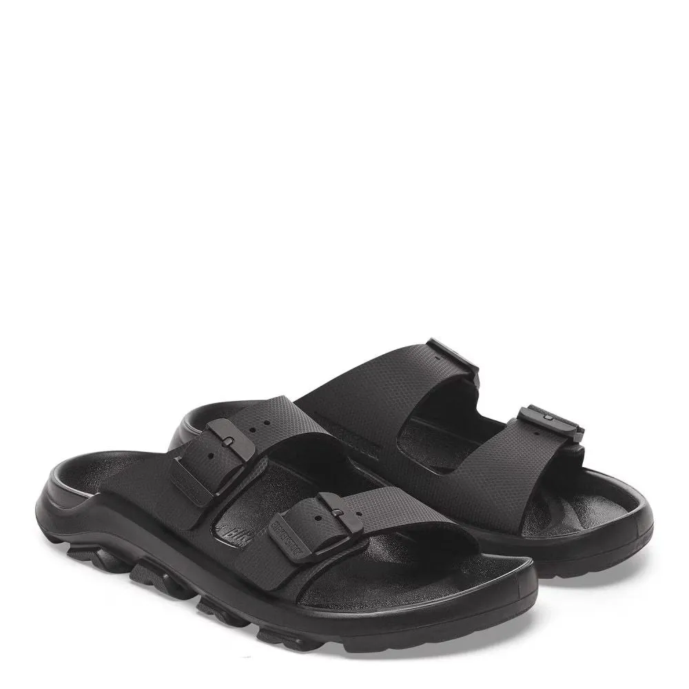 Power Walk Birkenstock Men's Mogami Terra 2 Strap Birko-Flor in Apex Black Quick design Stitch Down Construction