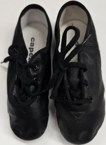 Premier Jr. -- Children's Split-Sole Jazz Shoe Oxford -- Black Italian Glam Running