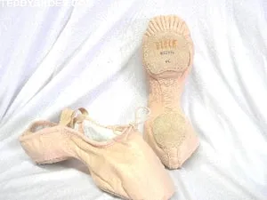 Pro Flex Leather -- Split Sole Ballet -- Pink Step Tall Galaxy Tone