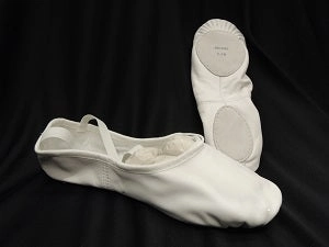 Concert Mood Shiny Tone Prolite 2 Leather -- Split Sole Ballet -- White