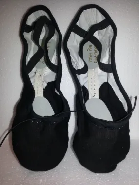 Light Core Lam Pro -- Canvas Split Sole Ballet -- Black