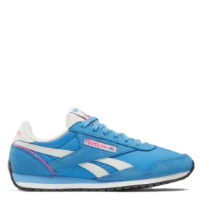Soft Land Slip On Reebok Women's Classic Az in Recovery Blue/Chalk White