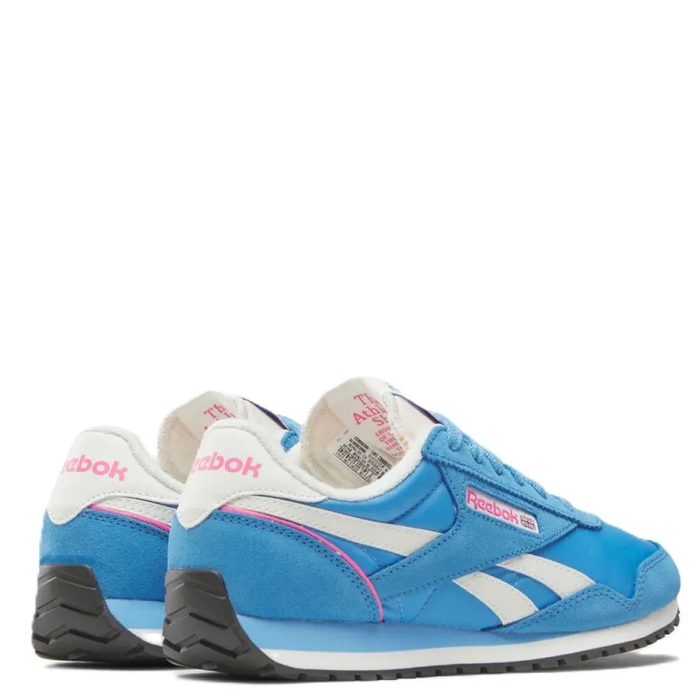 Run Free Reebok Women's Classic Az in Recovery Blue/Chalk White