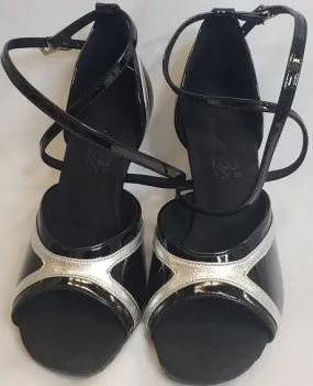 3.38" Autumn -- Flare Heel Latin Sandal Digital Run Boat Walk