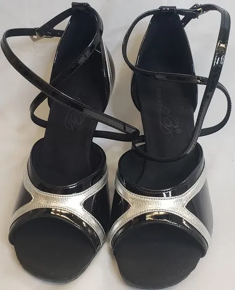 Matte Base 3.38" Autumn -- Flare Heel Latin Sandal