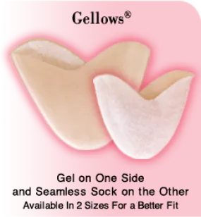 Nature Walk " Gellows " Gel Toe Pads -- White