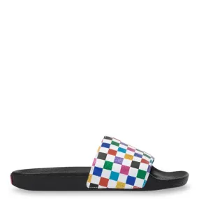 Vans Women's Glitter Slide-On in Checkerboard-Multi Urban Walk Slim Form