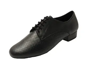 Raphael -- Men's Standard Ballroom Oxford -- Black Global Fit