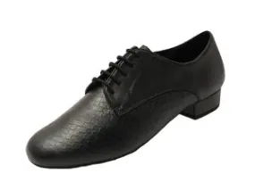 Raphael -- Men's Standard Ballroom Oxford -- Black Global Fit