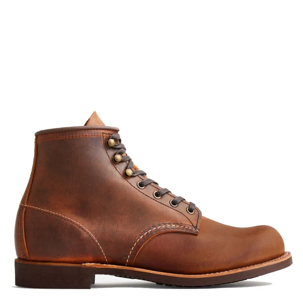 Active Comfort Red Wing Men's Blacksmith 3343 in Copper Rough & Tough (D Width) Good Arch Support