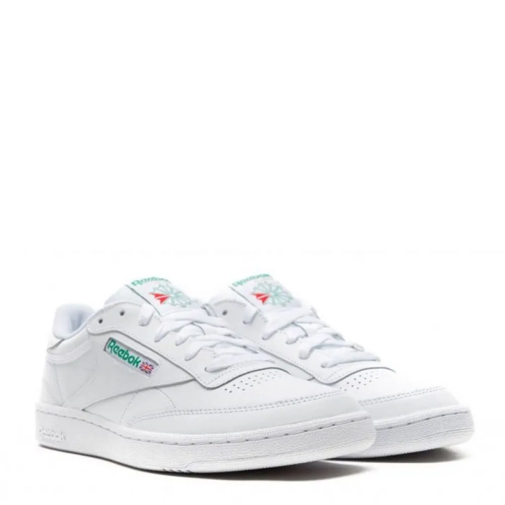 Cross Road Reebok Men's Club C 85 in White/Green