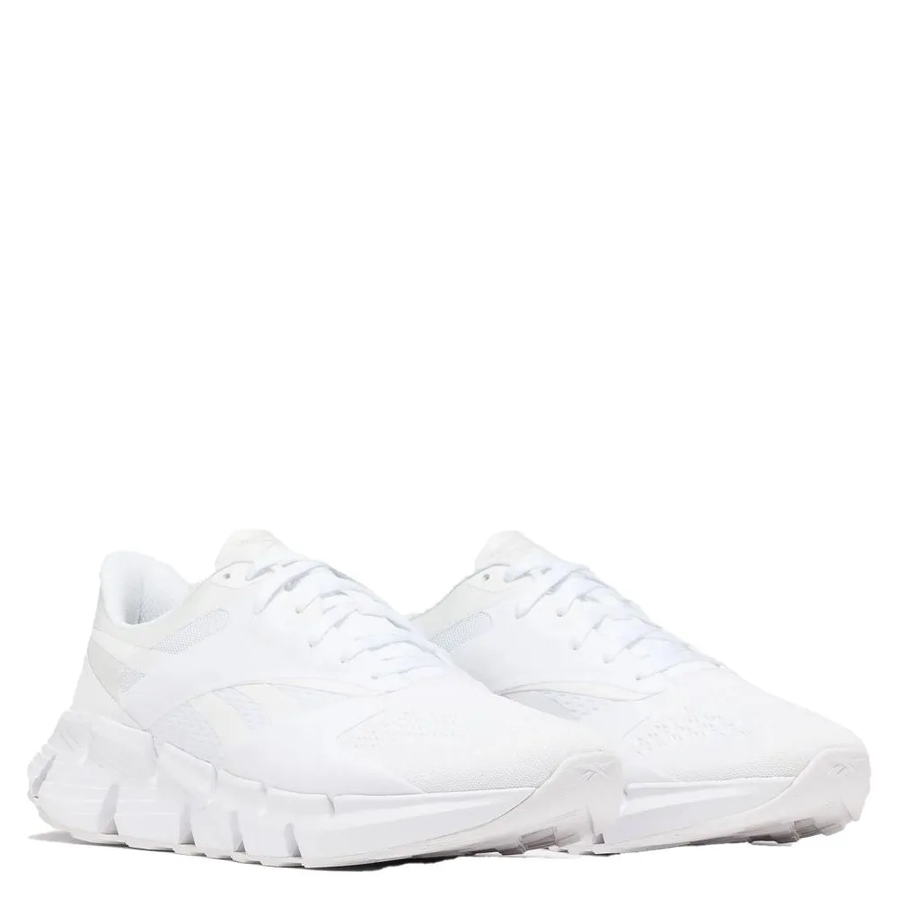 Quick Flow Dance Fit Reebok Men's Zig Dynamica 5 in Cloud White/Cloud White/Pure Grey