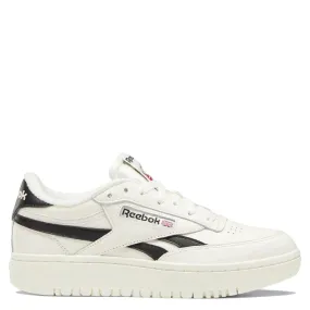 Global Fit Durable Build Reebok Women's Club C Double in Chalk/Core Black
