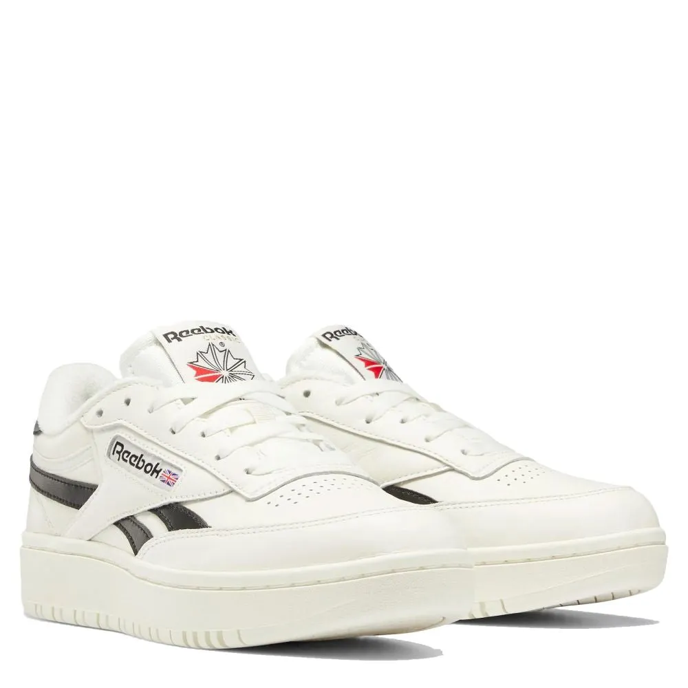 Reebok Women's Club C Double in Chalk/Core Black Pilates Cool