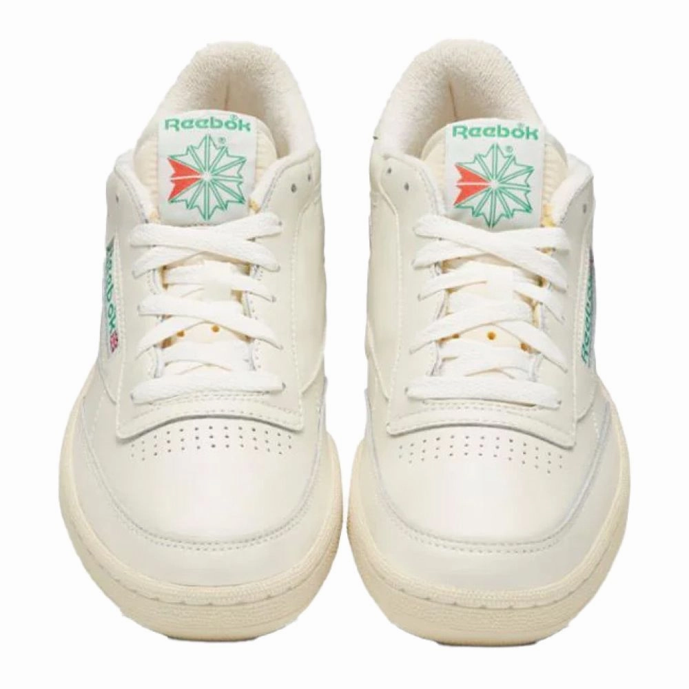 Month Strong Reebok Club C 85 Vintage in Chalk/Paper White/Green