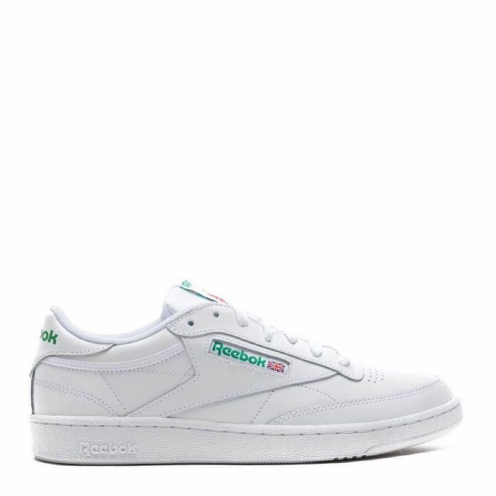 Reebok Men's Club C 85 in White/Green evening run