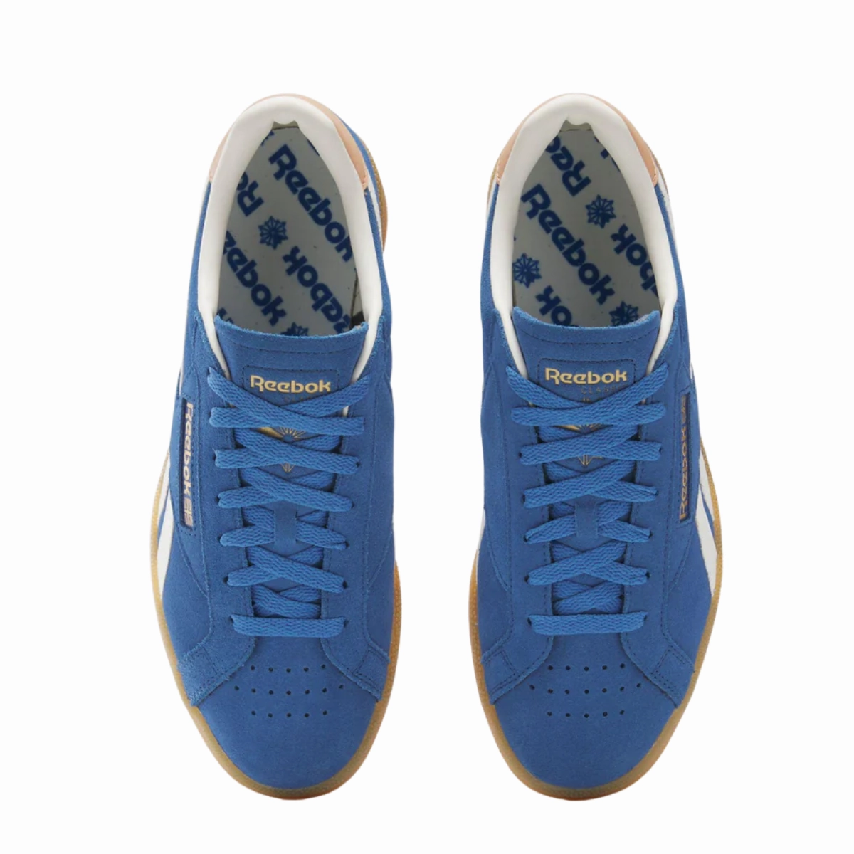 Reebok Men's Club C Grounds UK in Twilight Blue/Clay/Chalk Month Strong