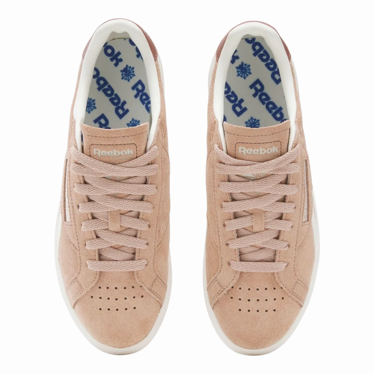 Reebok Women's Club C Grounds UK in Earth/Chalk/Scorched Earth Mom Safe Ventilated