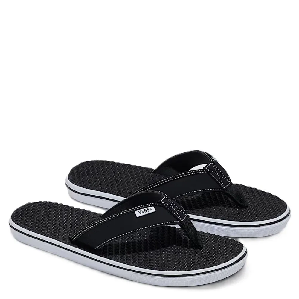 Vans Men's La Costa Lite Sandal in Black Bold Neon Fight Mode