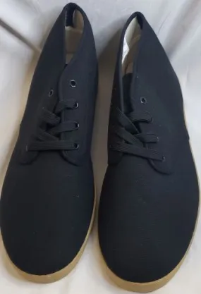 Roman -- Black Canvas Hi Top Oxford -- Black Day To Night