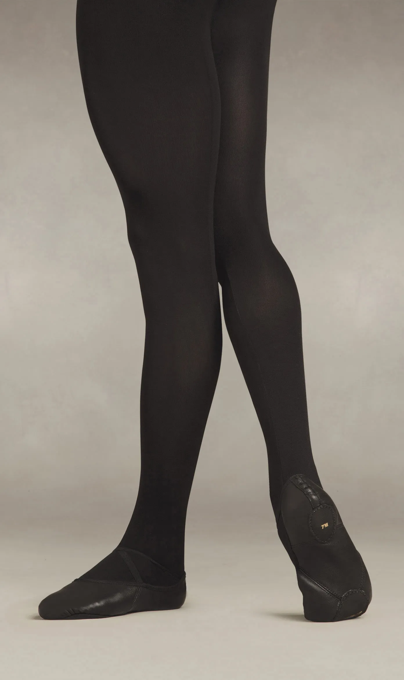 Romeo Leather -- Split Sole Ballet Slipper Leg Slim Beach Vibe