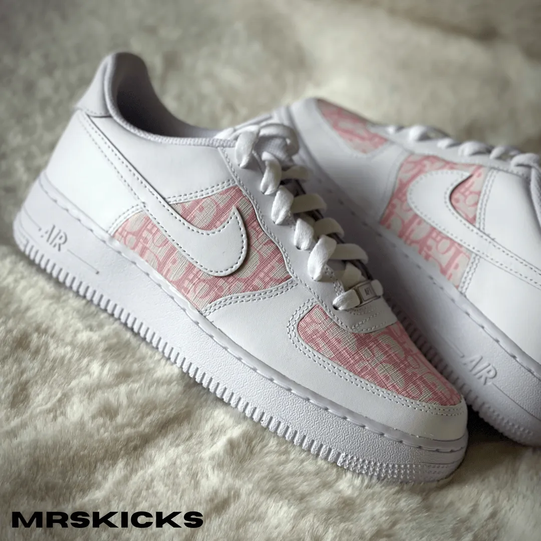 Custom Pink CD Airforce 1 Flexible