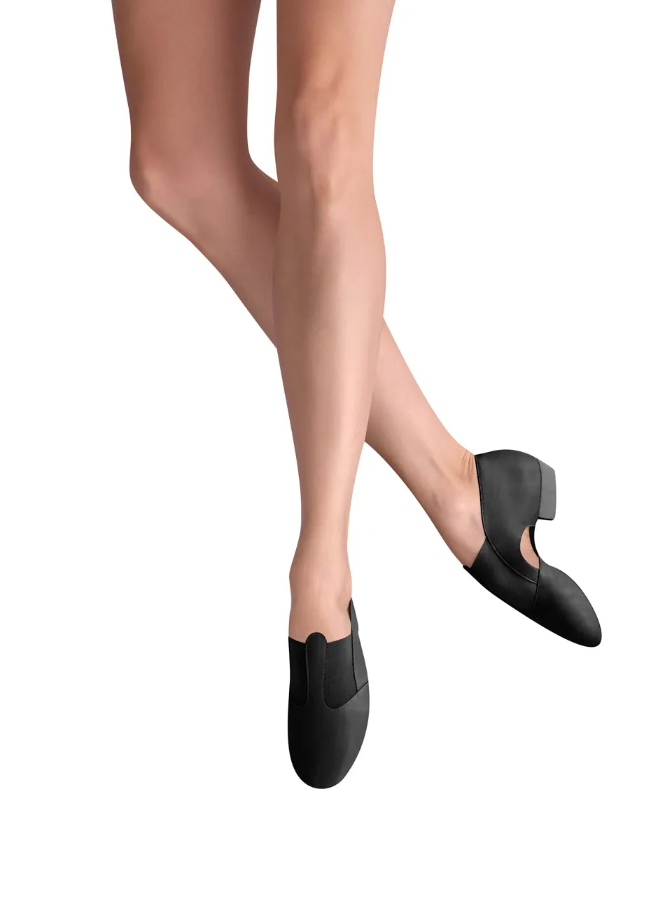 Comfort toe Summer Base Marcea -- Women's Split Sole Jazz Sandal -- Black