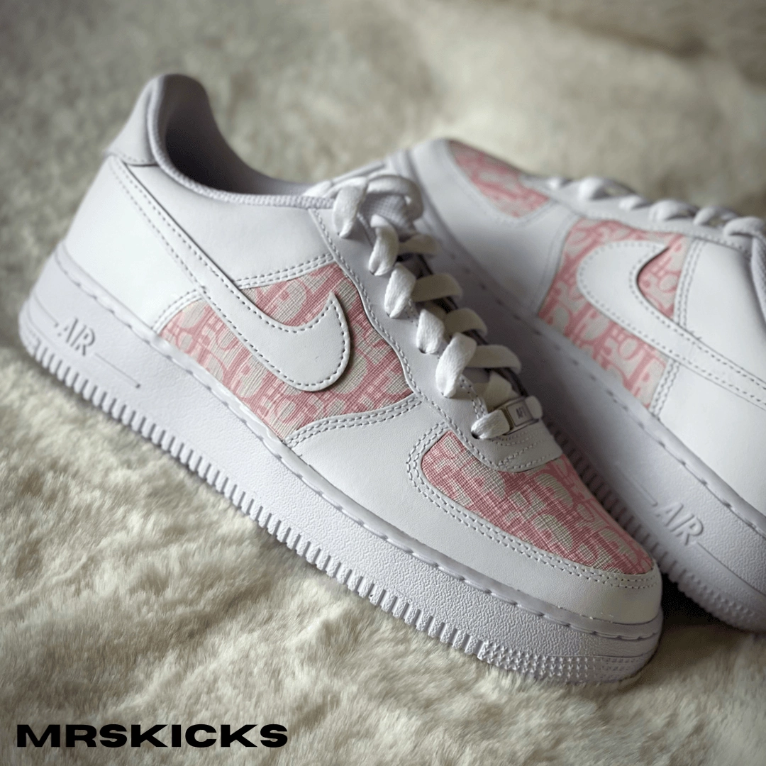 Custom Pink CD Airforce 1 Flexible