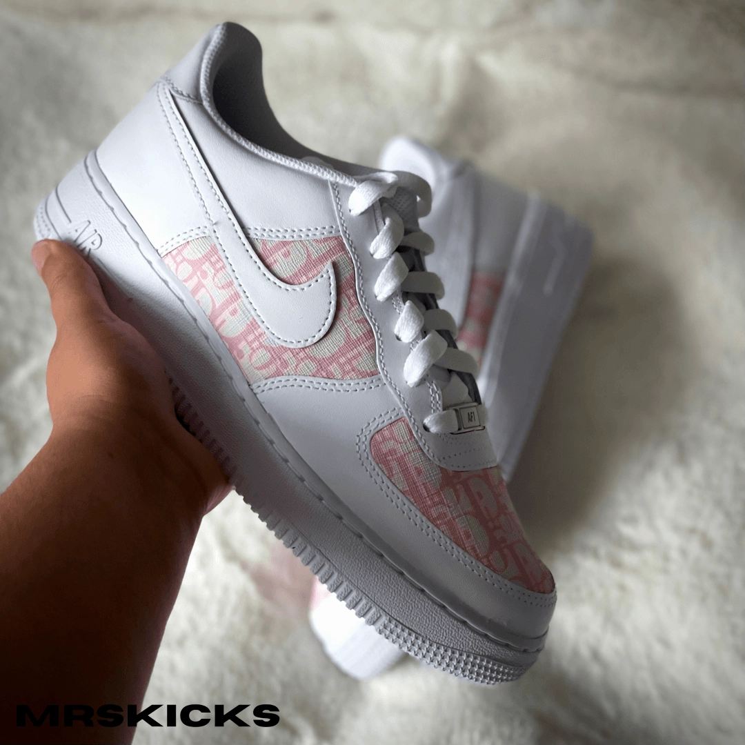Work Ready Street Ball Custom Pink CD Airforce 1