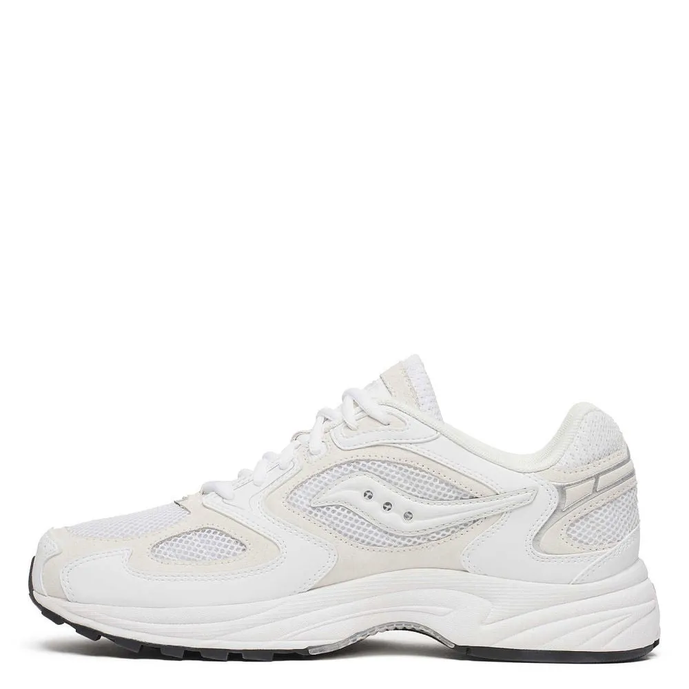 Active Day Style Goal Saucony Grid Jazz 9 Suede in White