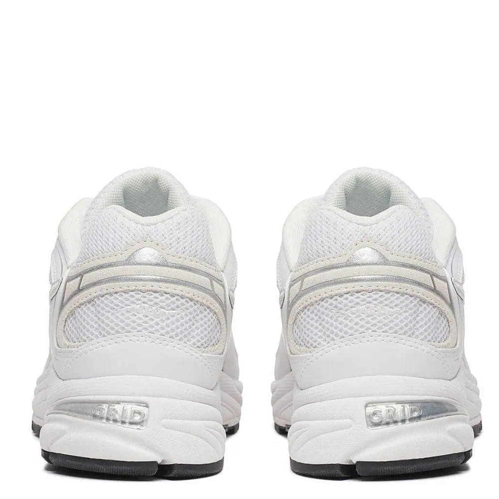 Adult Ease Core Flex Saucony Grid Jazz 9 Suede in White