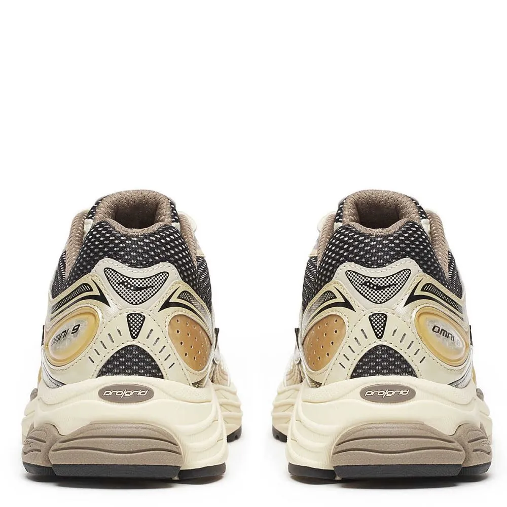 Ventilated Design Quick Motion Saucony Men's ProGrid Omni 9 in Gold