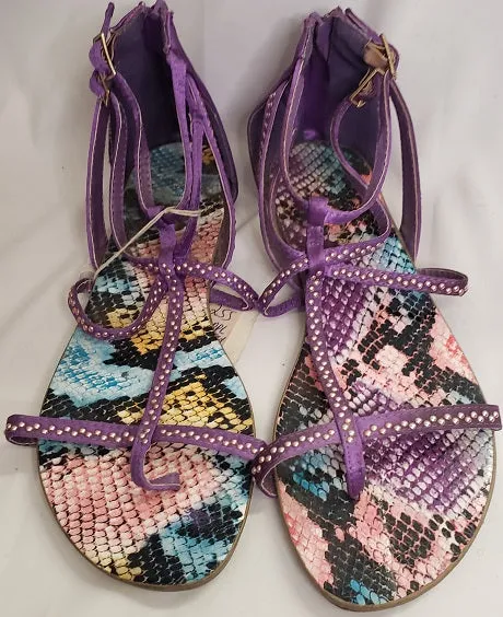 Subrina -- Women's Flat Sandal Block Heel Weekend Plans