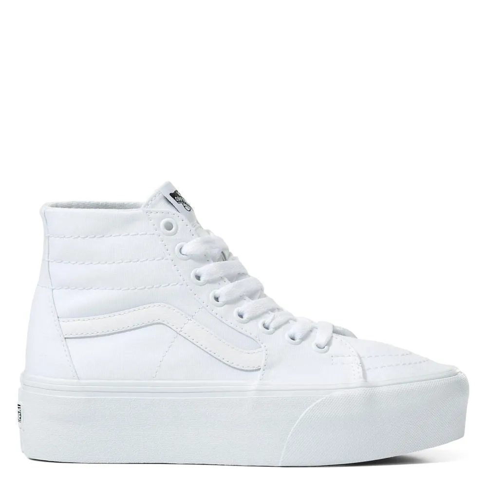 Vans Women's Sk8-Hi Tapered Stackform in True White Mix Hue