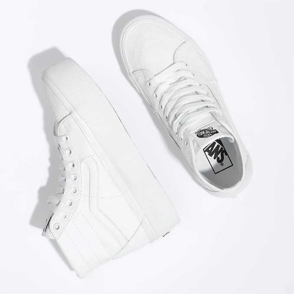 Day Long Love Glow Vans Women's Sk8-Hi Tapered Stackform in True White