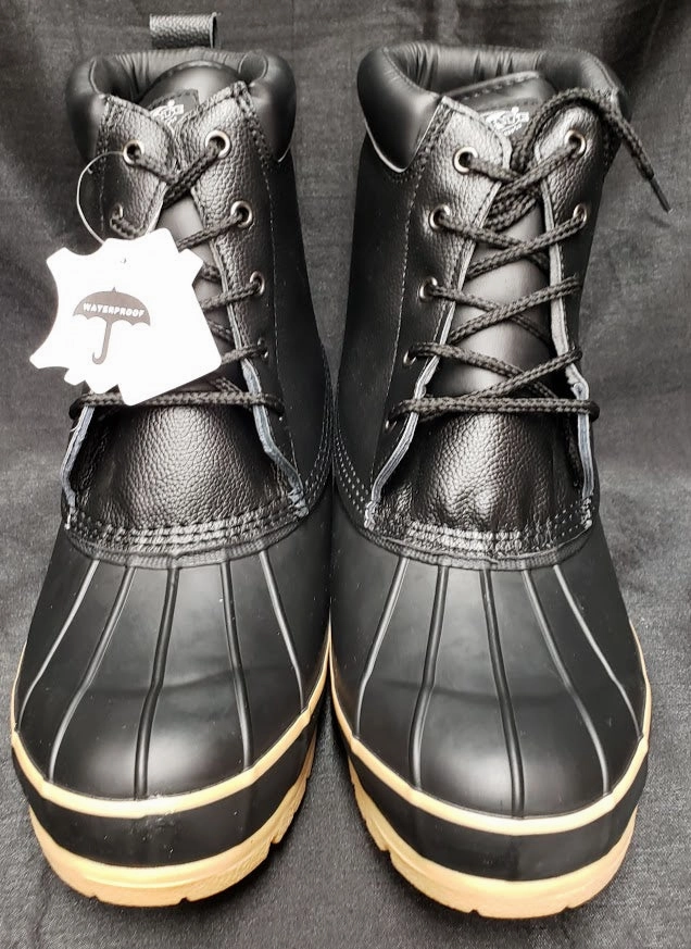 Sherman -- Men's Waterproof Lace-up Boot -- Black Trail Ready