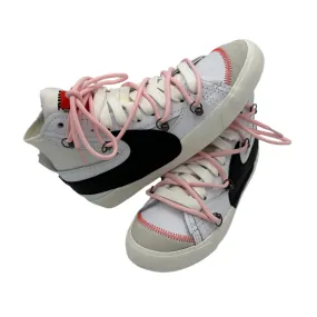 Long Walk Synthetic Nike Blazer Mid '77 Jumbo White Over Laces Pink"