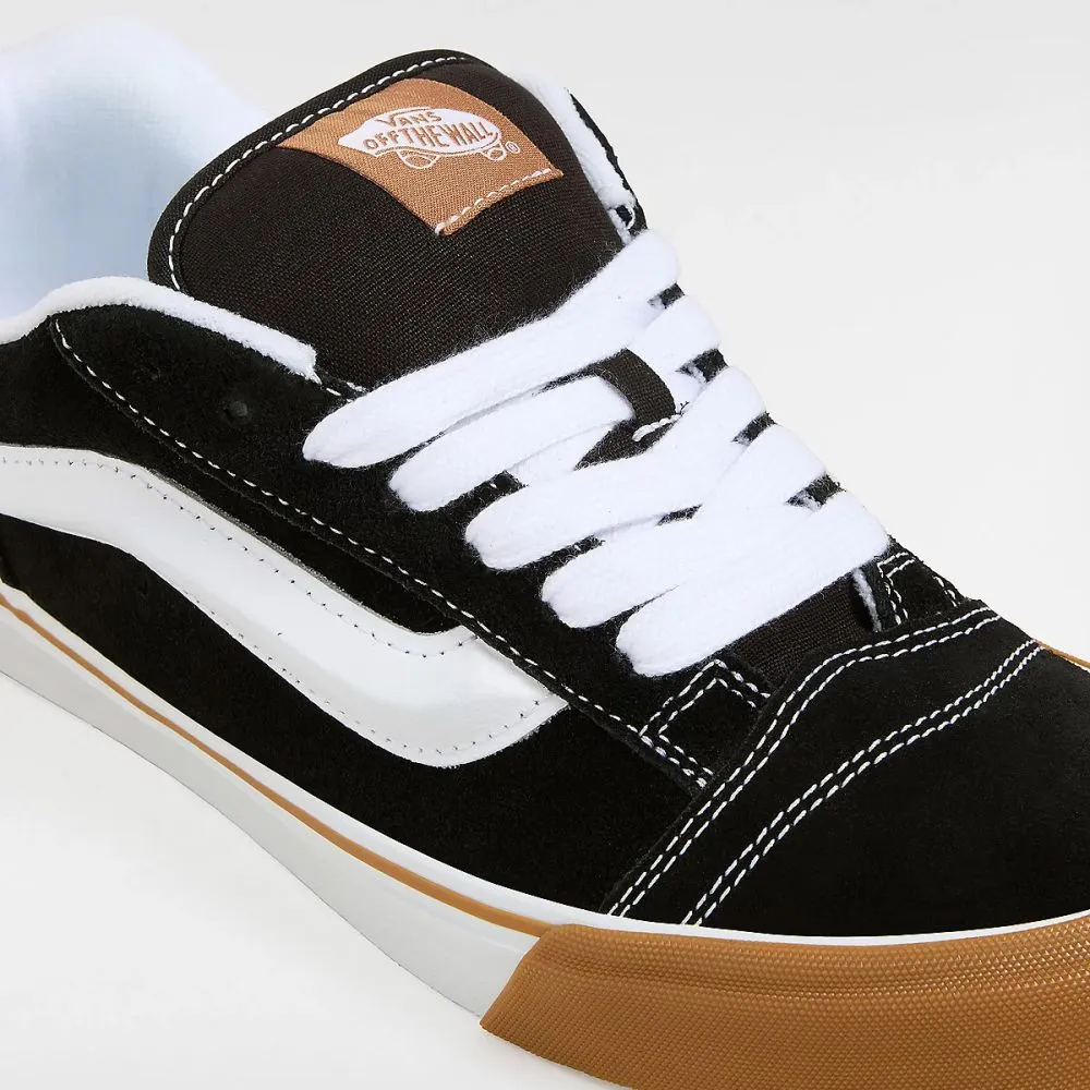 Vans Knu Skool in Black Gum Early Jog Team Match