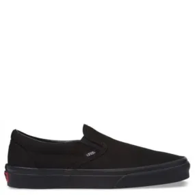 Simple Wear Vans Slip-On in Black/Black perforated Fashion-Forward Design