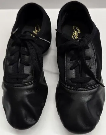 Neco -- Women's Split Sole Jazz Oxford -- Black Light Step