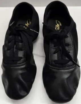 Neco -- Women's Split Sole Jazz Oxford -- Black Lake Step