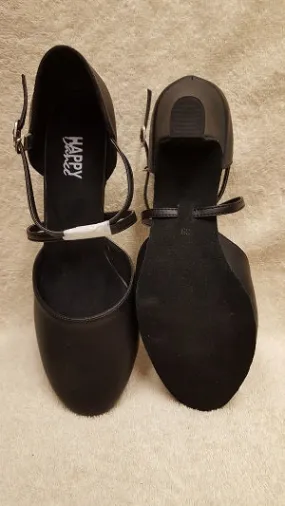 2" Kaylee -- Thick Heel Standard Ballroom Shoe -- Black Slip Resistant Kids Fun