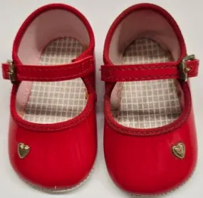 Comfort Enhancement Rise II -- Infant's Mary Jane Strap Shoe -- Red Patent