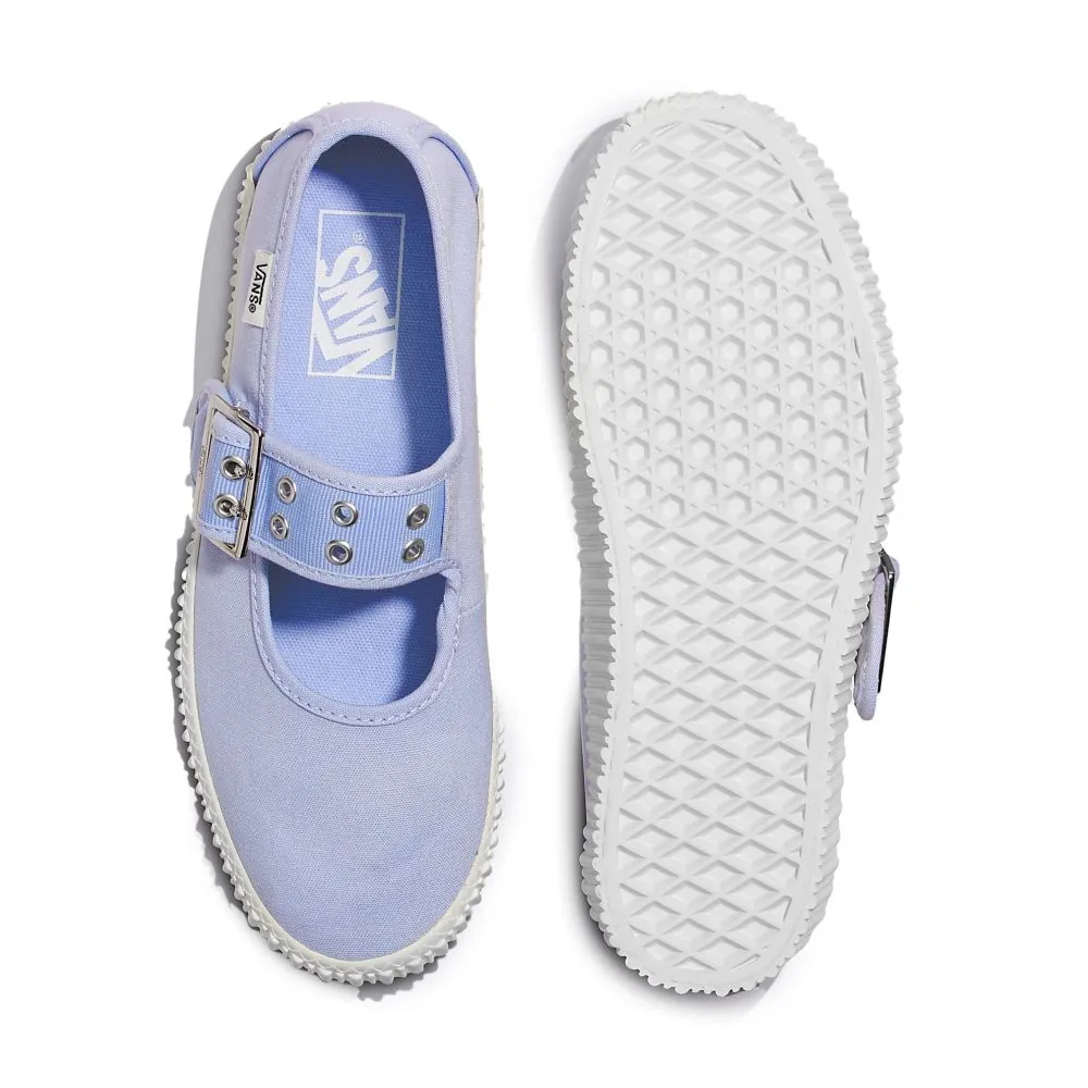 Gym Quick Timeless Fit Vans Women's Mary Jane Creeper in Grunge Ballet Halogen Blue