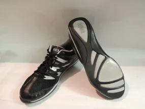 Ava -- Full Sole Dancesneaker --Black/Graphite Hill Walk Spring Bloom